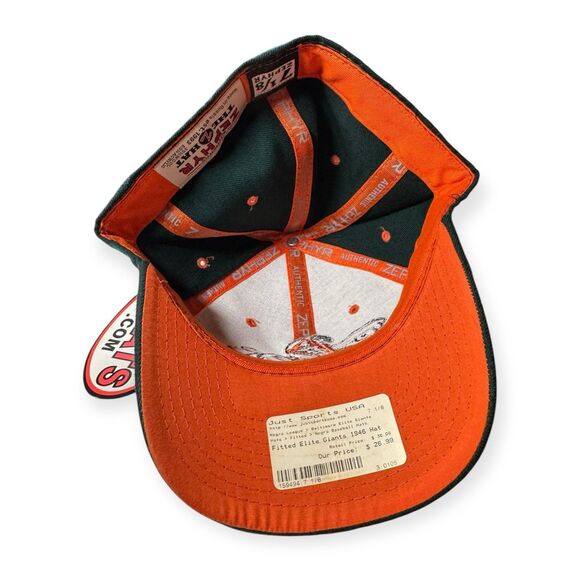 Miami Hurricanes NCAA Baseball Hat Zephyr Fitted Size 7 1/8 Embroidered Y2K BNWT - Picture 4 of 7